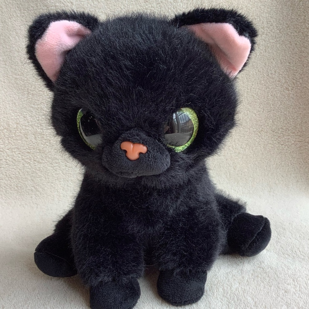 ZURU Pets Alive Smitten Kitten Black Cat Lucky Interactive Stuffed Animal Toy - Picture 7 of 13